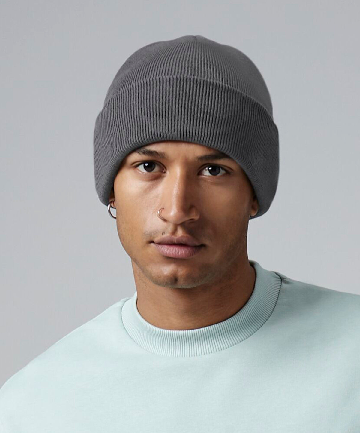 Recycled original cuffed beanie | black