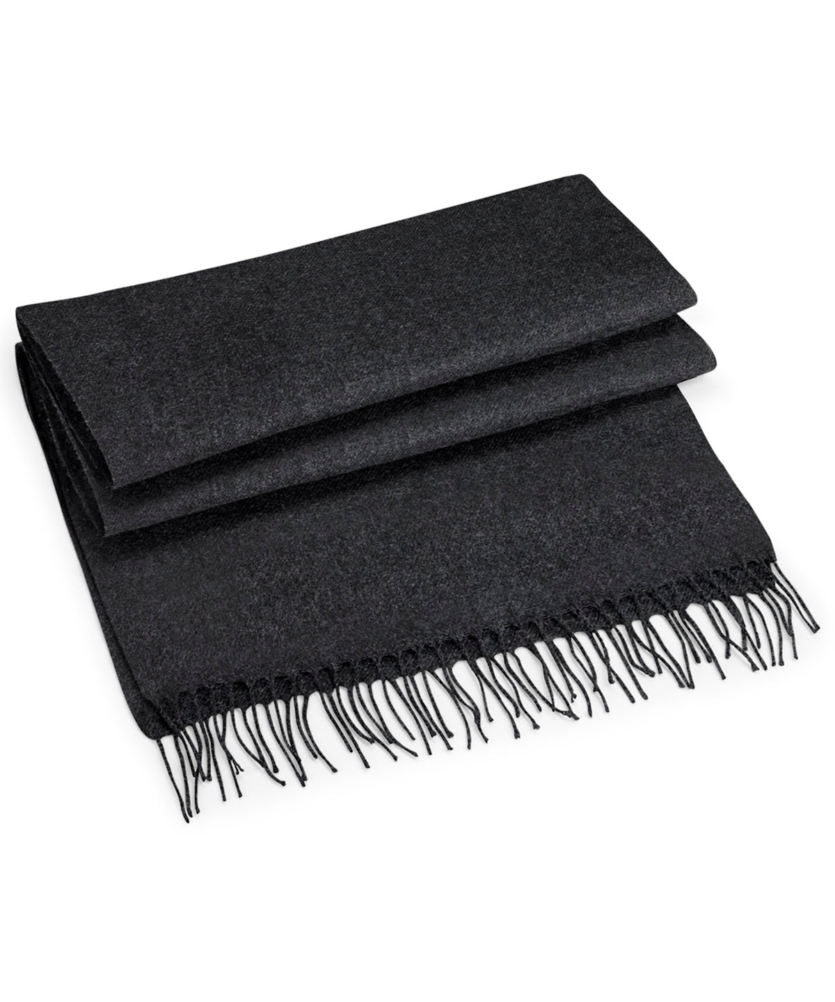 Classic woven scarf | charcoal