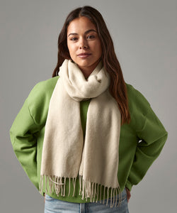 Classic woven scarf | black
