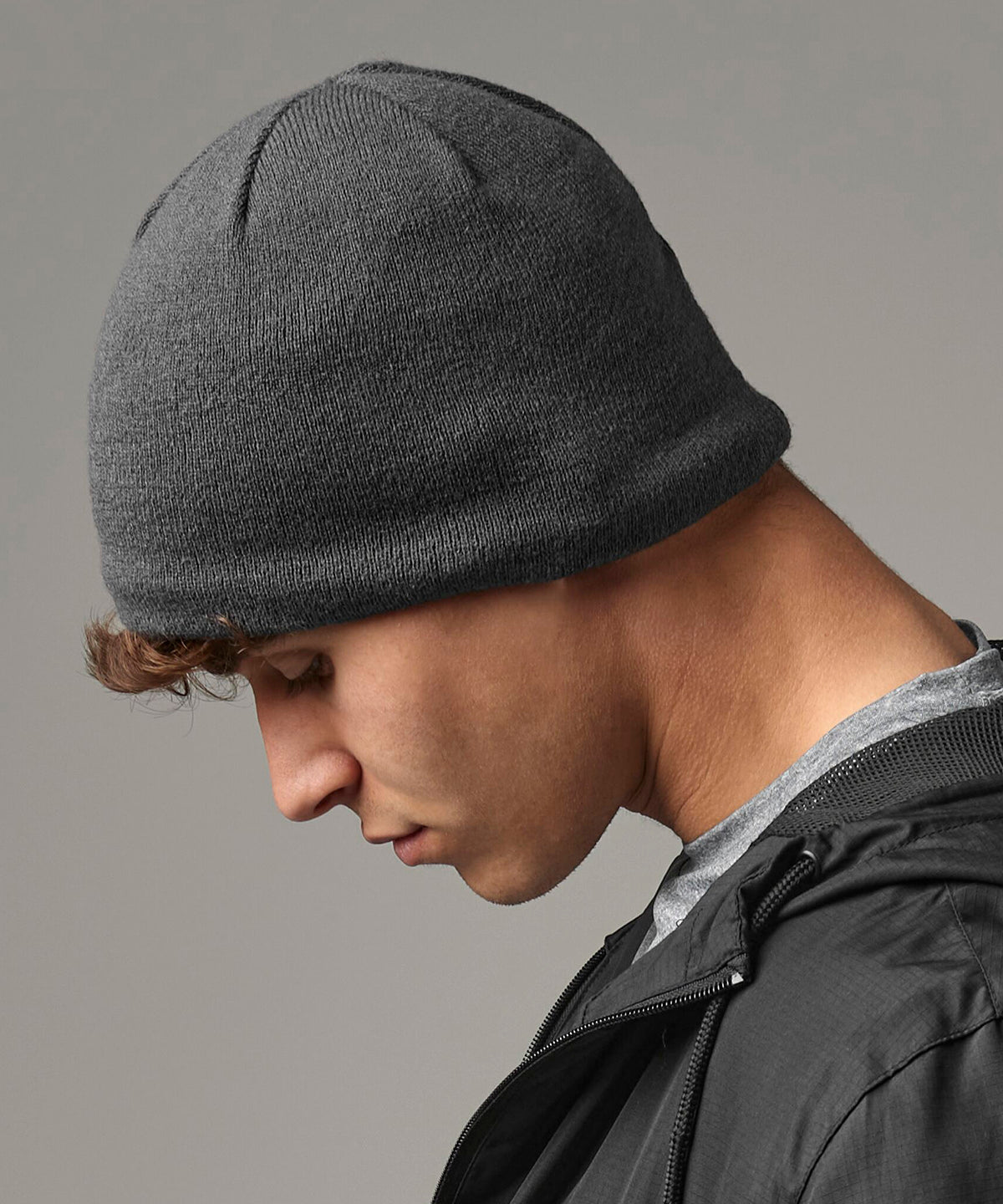 Water-repellent active beanie | black