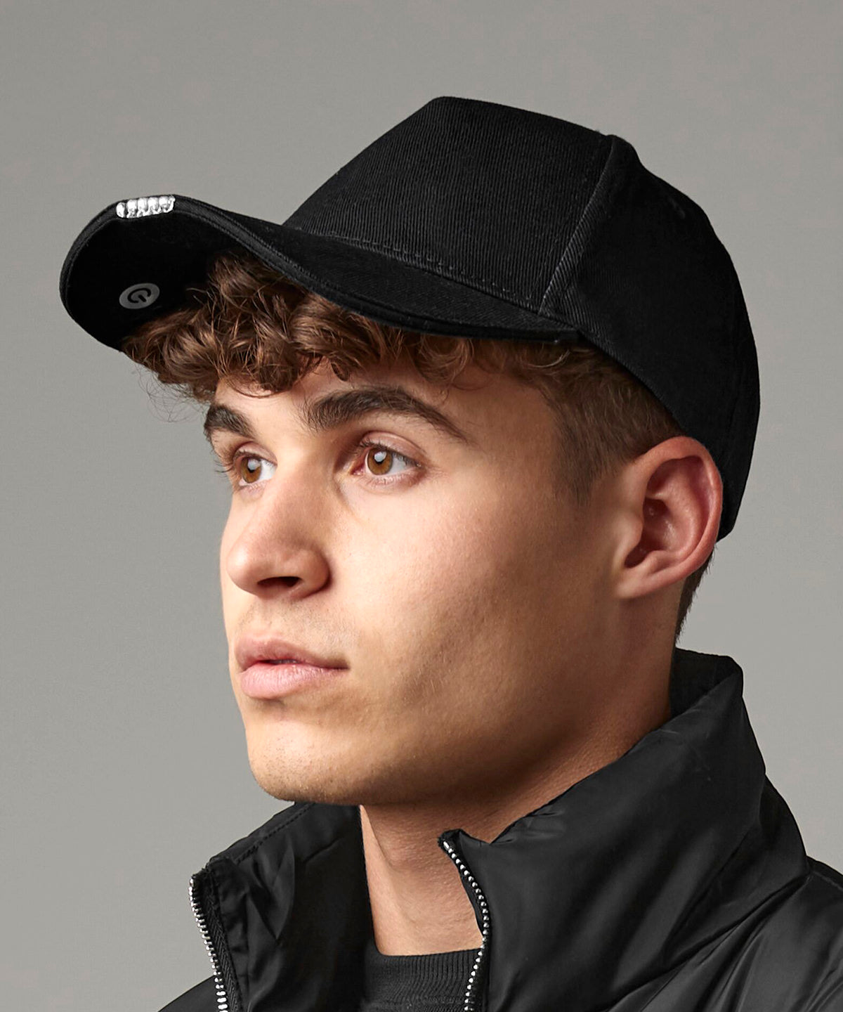 LED light cap | black