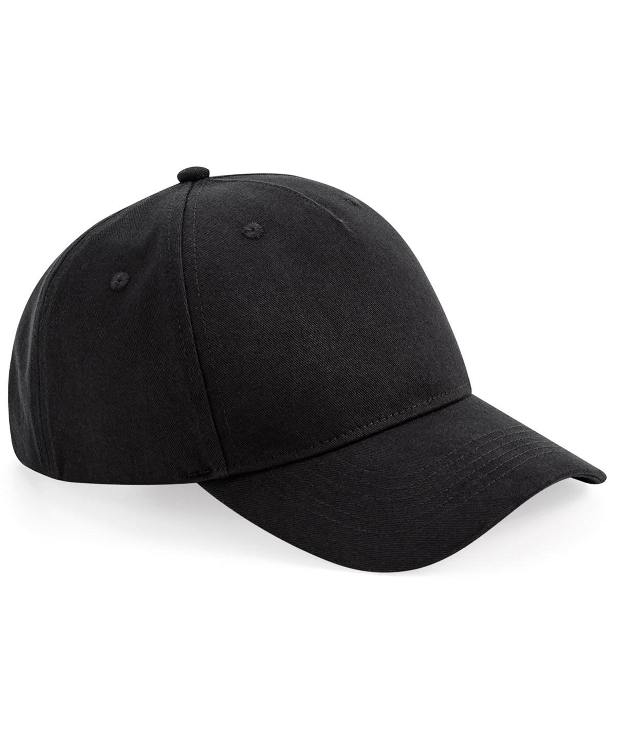 Organic cotton 5-panel cap | black