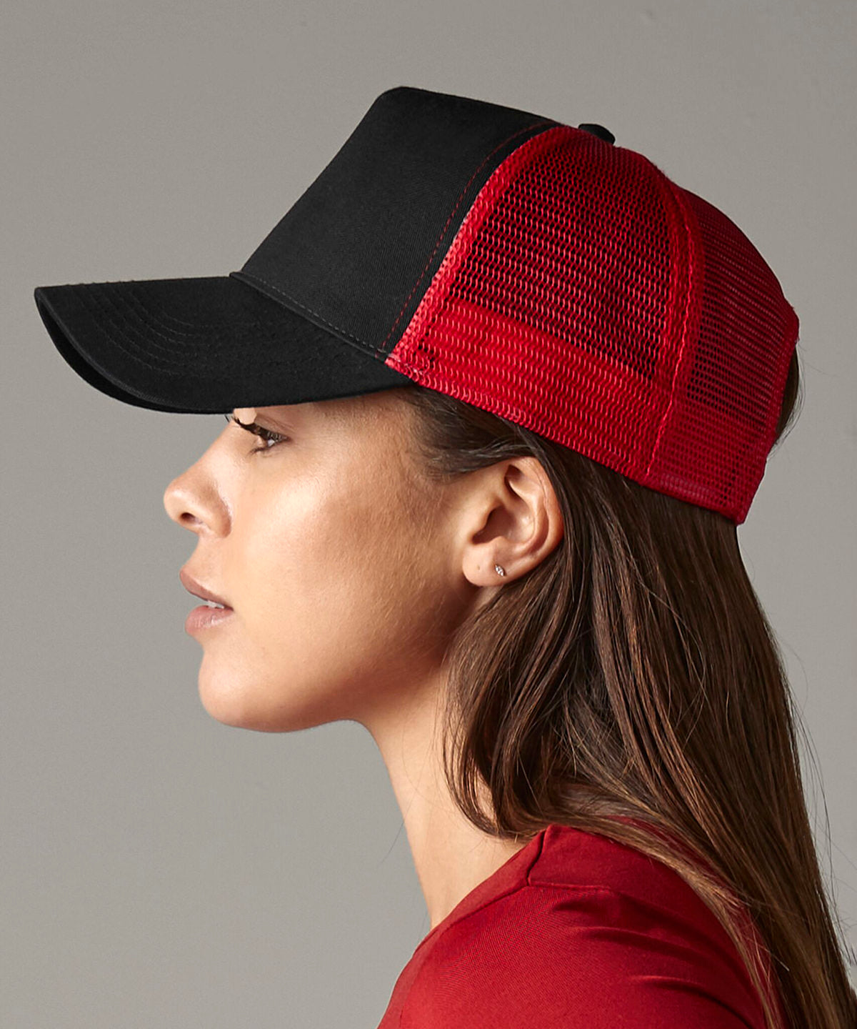 Snapback trucker | classic red/classic red