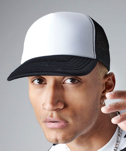 Vintage snapback trucker | black/white