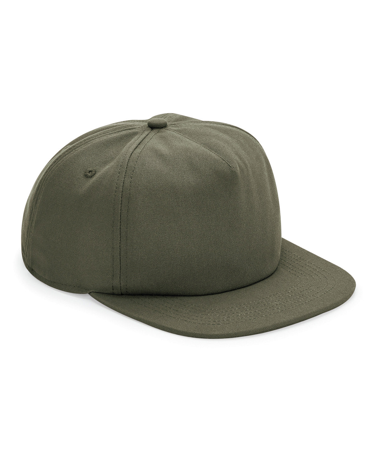 Organic cotton unstructured 5-panel cap | olive green