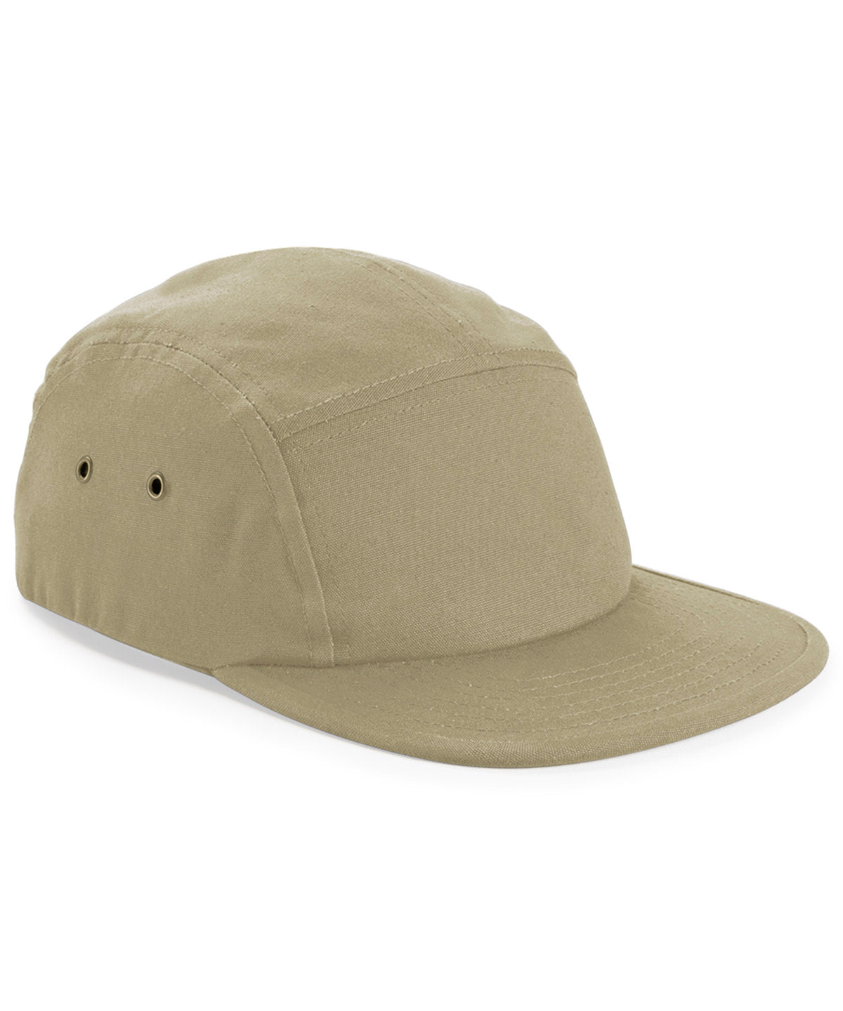 Canvas 5-panel camper cap | desert sand