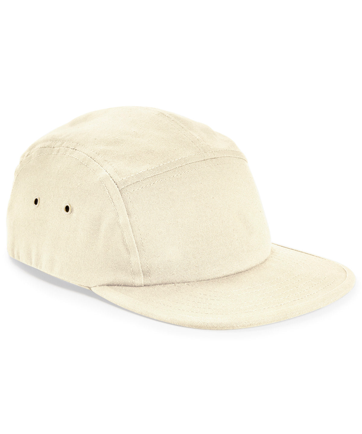 Canvas 5-panel camper cap | natural