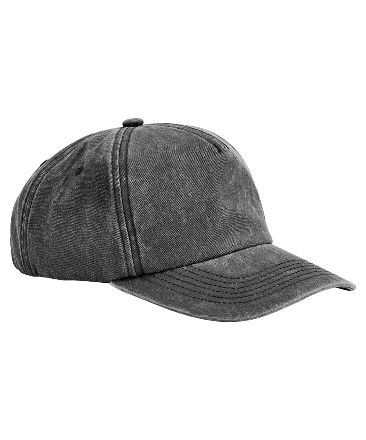 Relaxed 5-panel vintage cap | vintage black