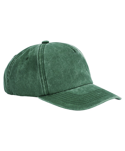 Relaxed 5-panel vintage cap | vintage bottle green