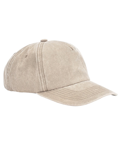 Relaxed 5-panel vintage cap | vintage stone