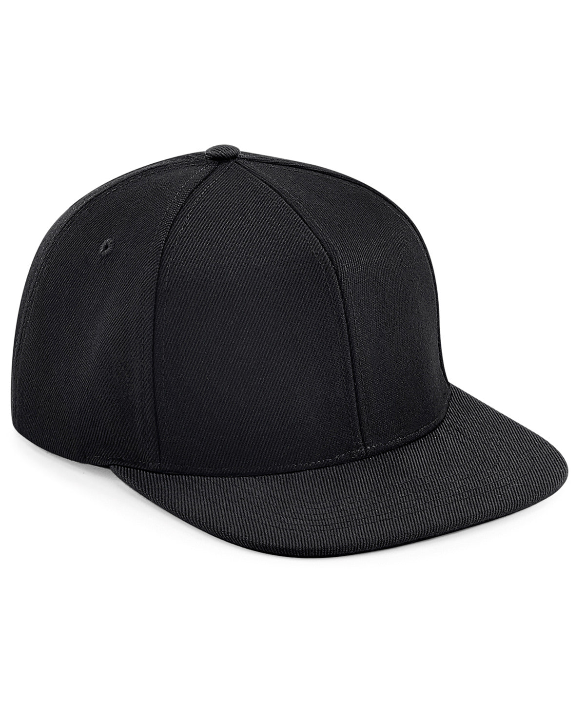 Original flat peak 6-panel snapback | black/black