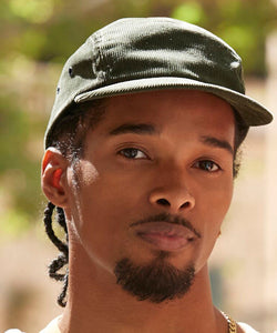 EarthAware® organic cord camper cap | black