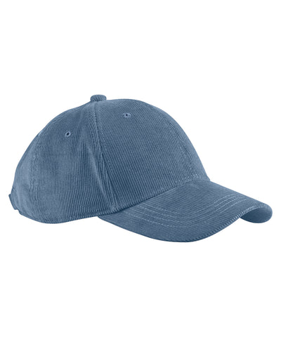 EarthAware® organic cord baseball cap | slate blue