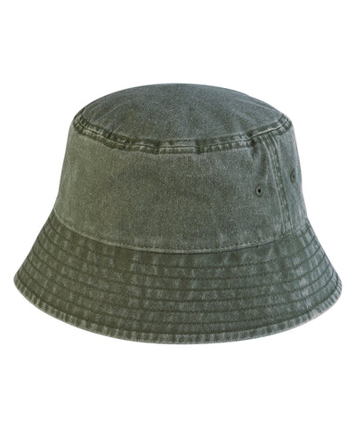 Vintage bucket hat | vintage olive