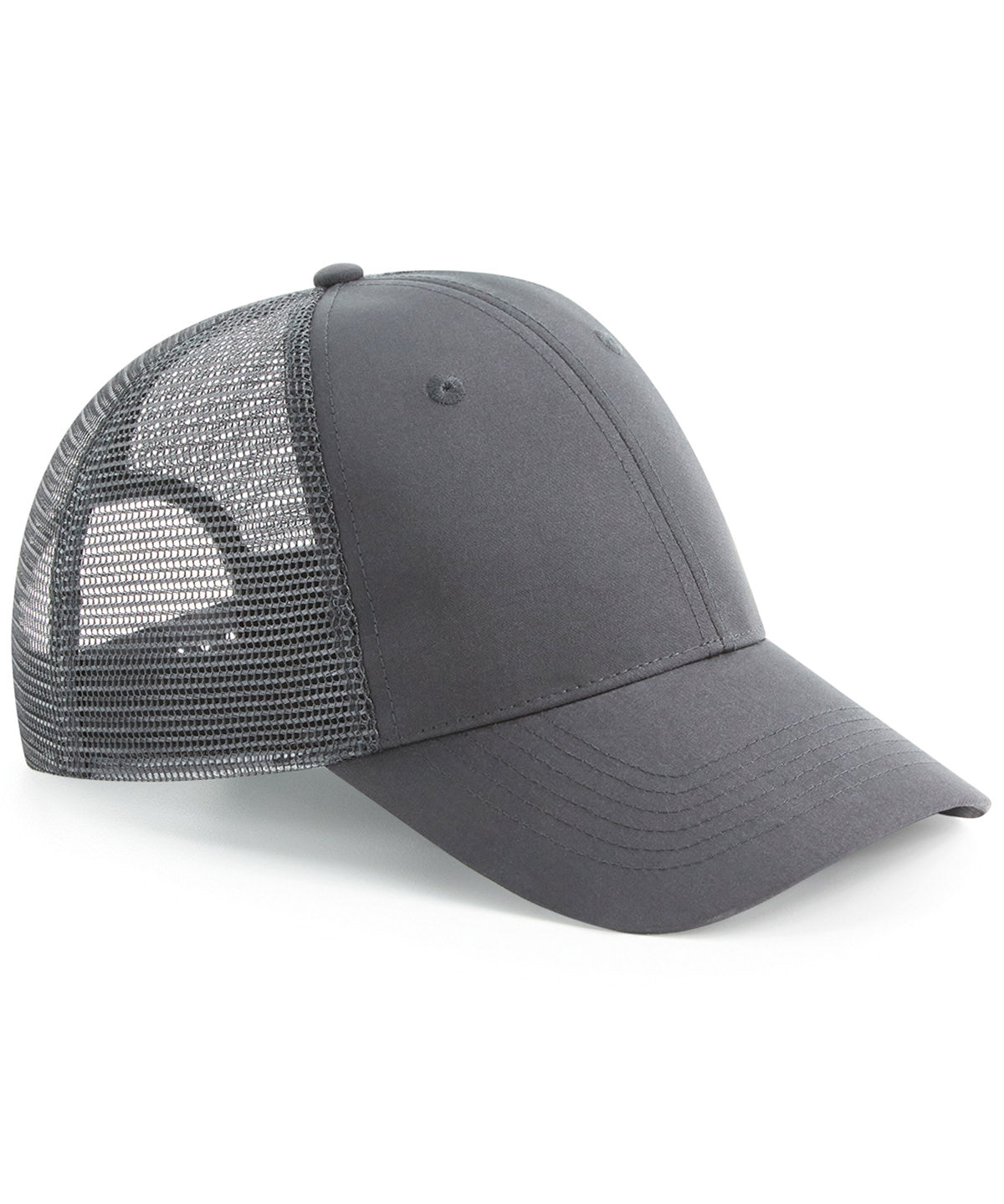 Recycled urbanwear 6-panel snapback trucker | graphite grey