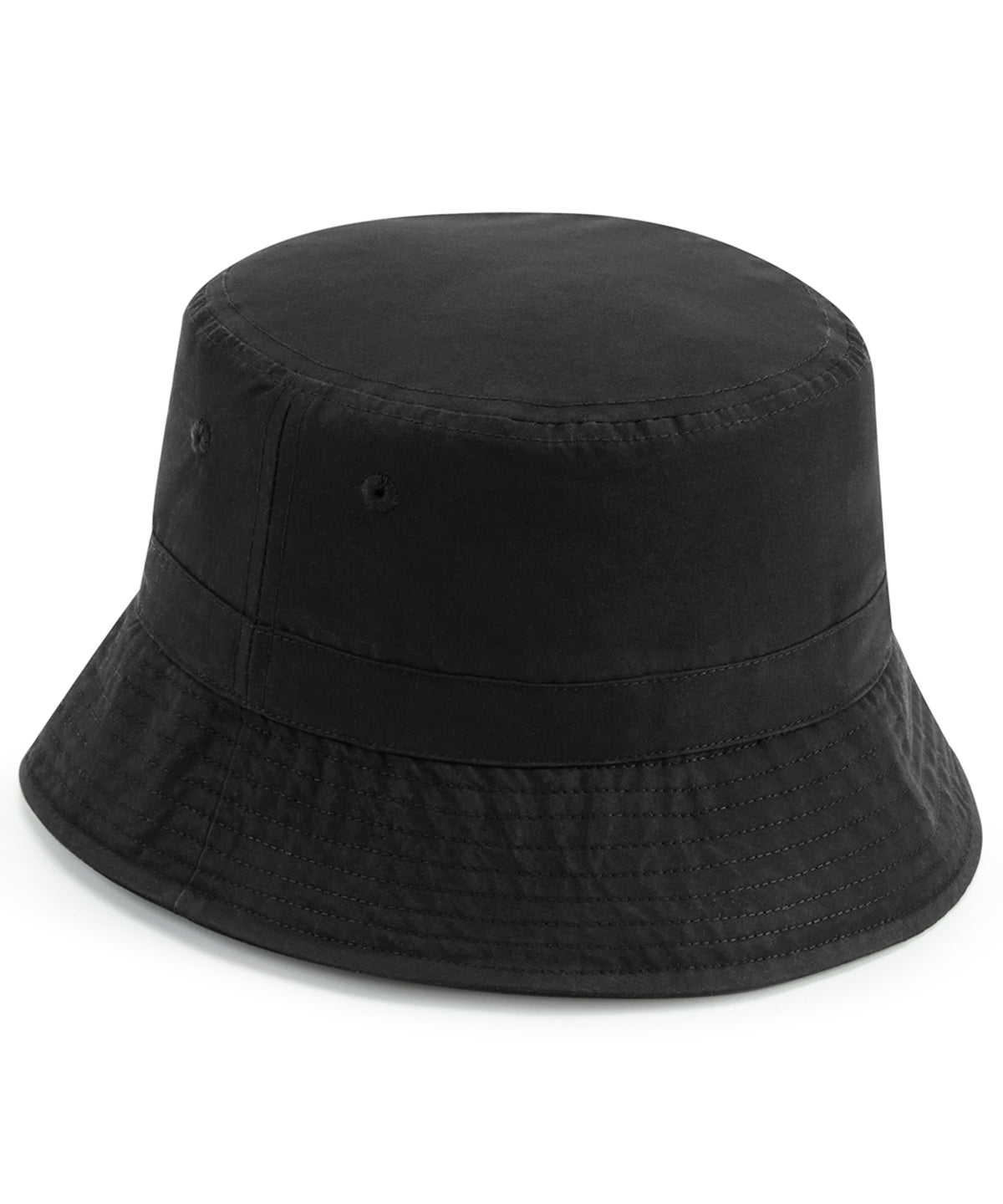 Recycled polyester bucket hat | Black