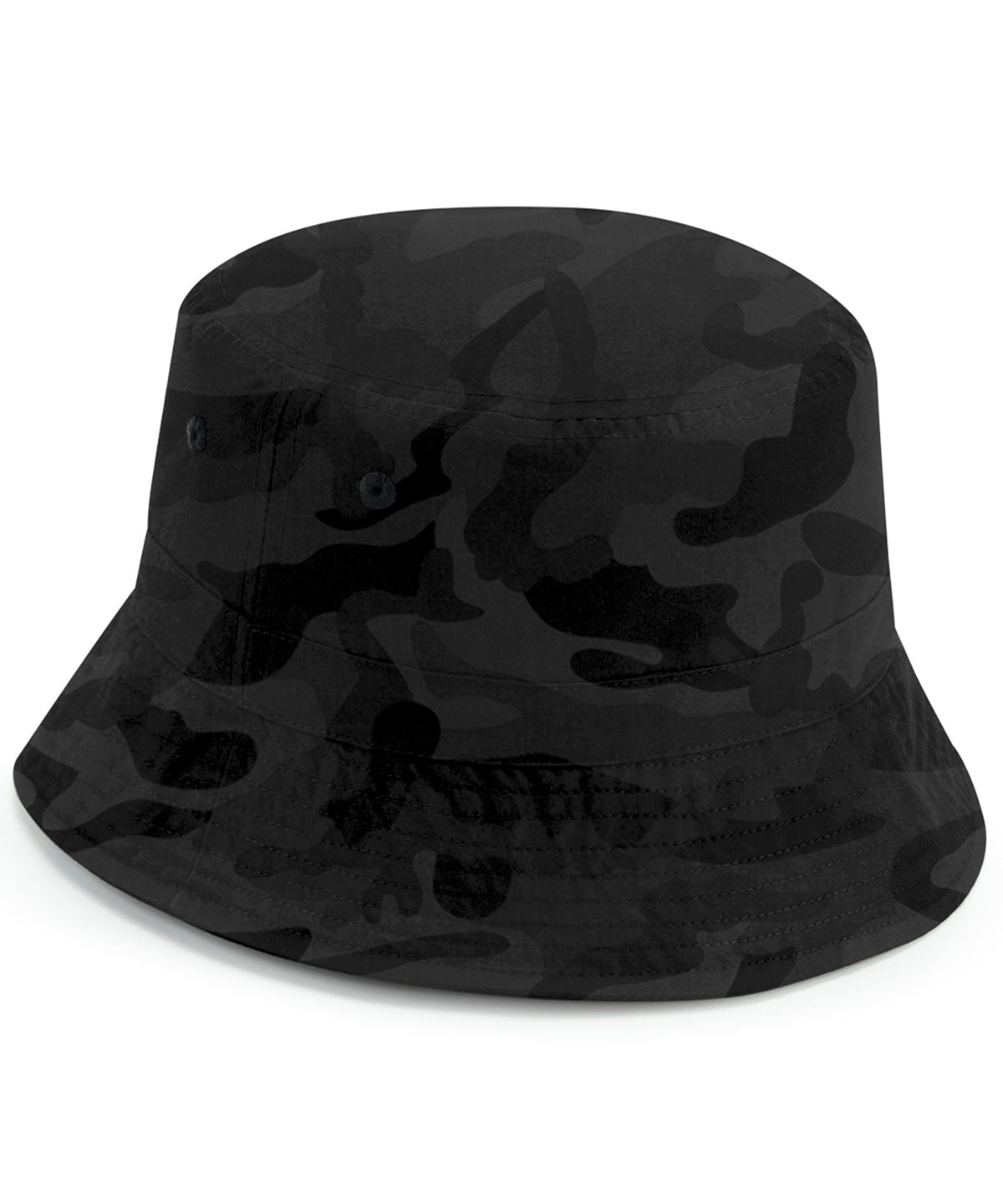 Recycled polyester bucket hat | midnight camo