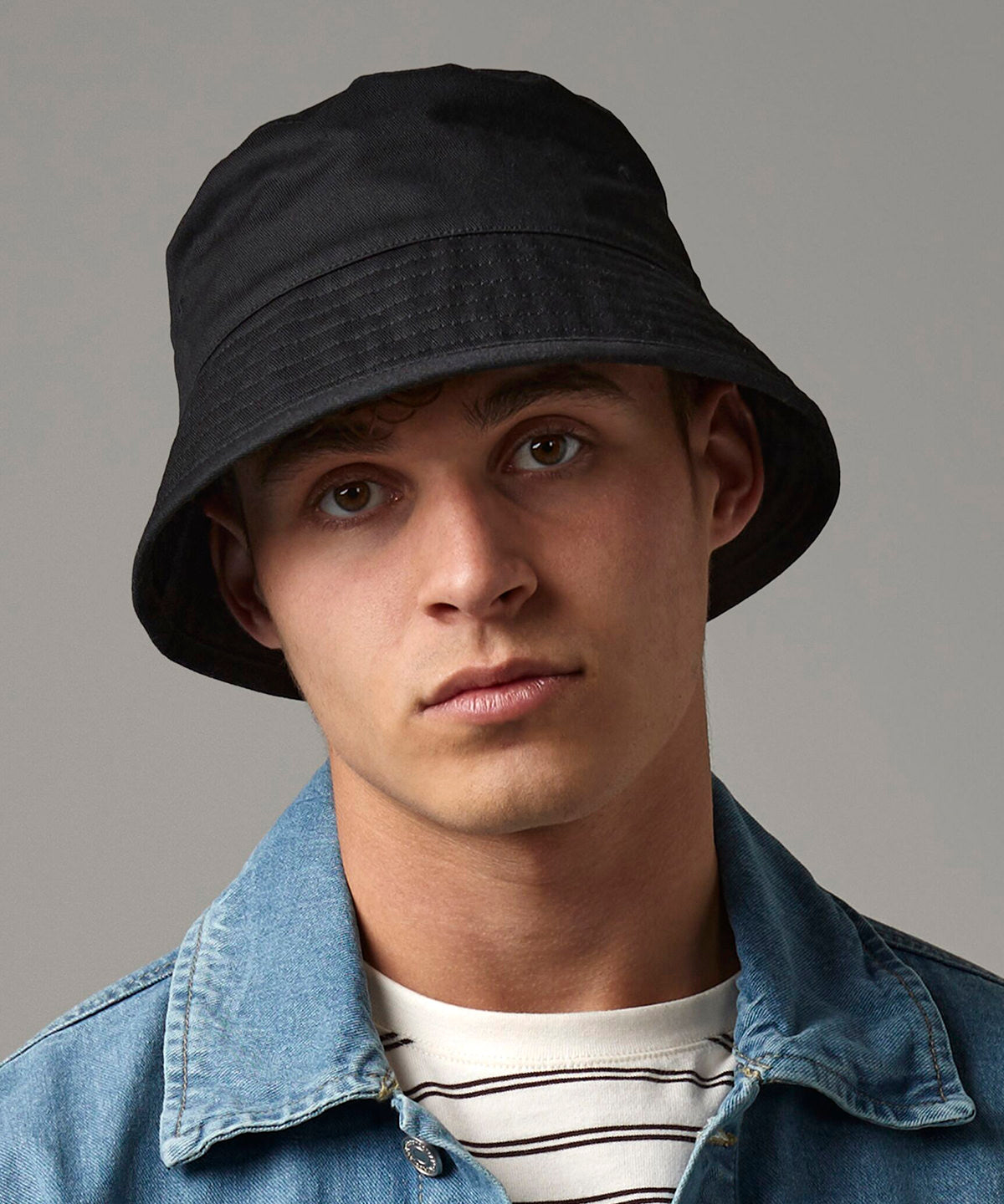 Organic cotton bucket hat | black