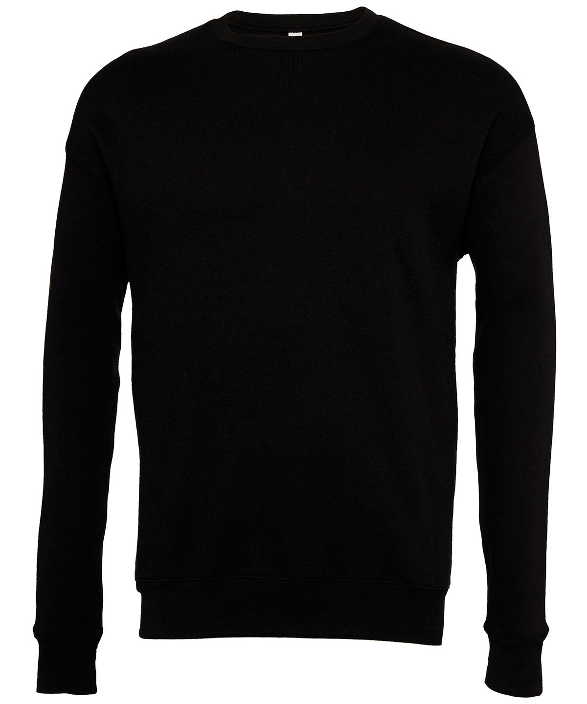 Unisex drop shoulder fleece | black