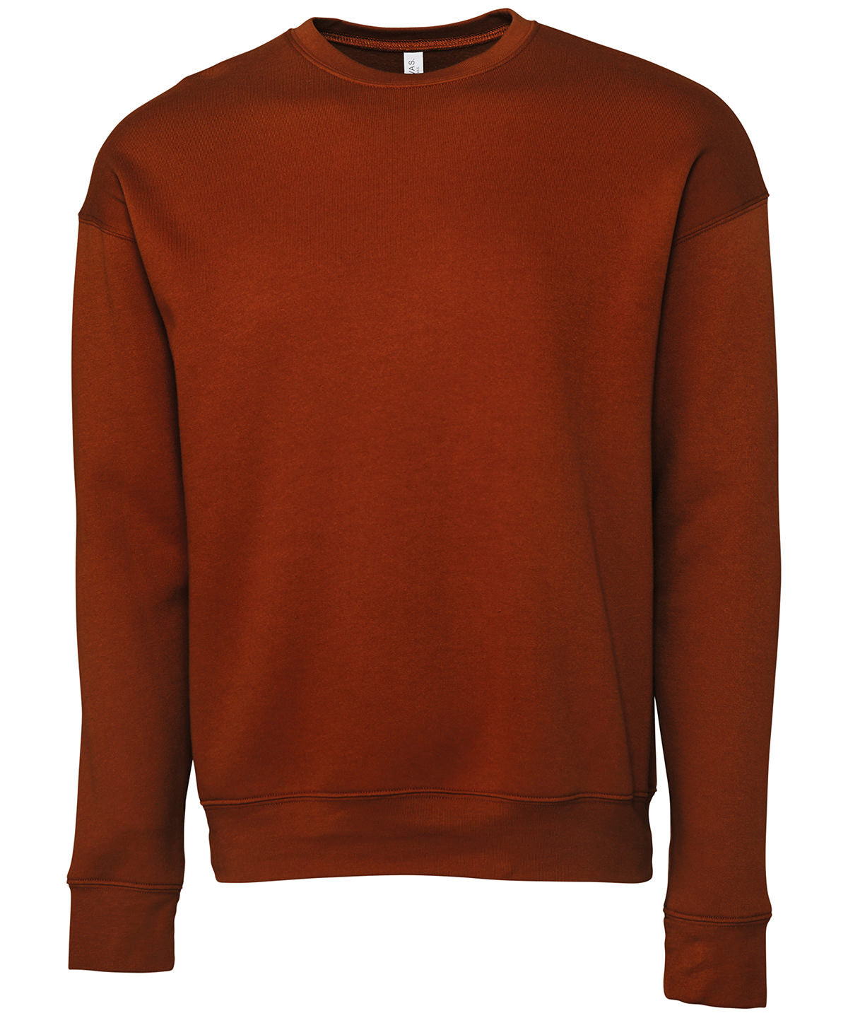 Unisex drop shoulder fleece | brick