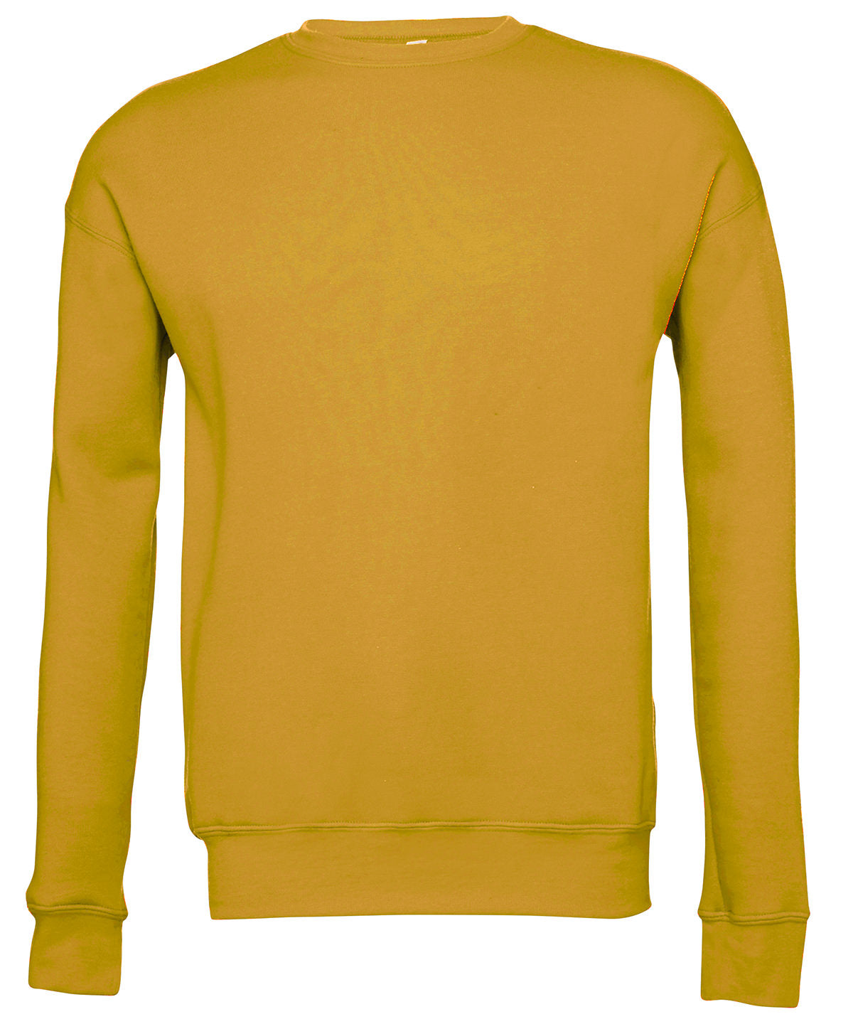 Unisex drop shoulder fleece | heather mustard