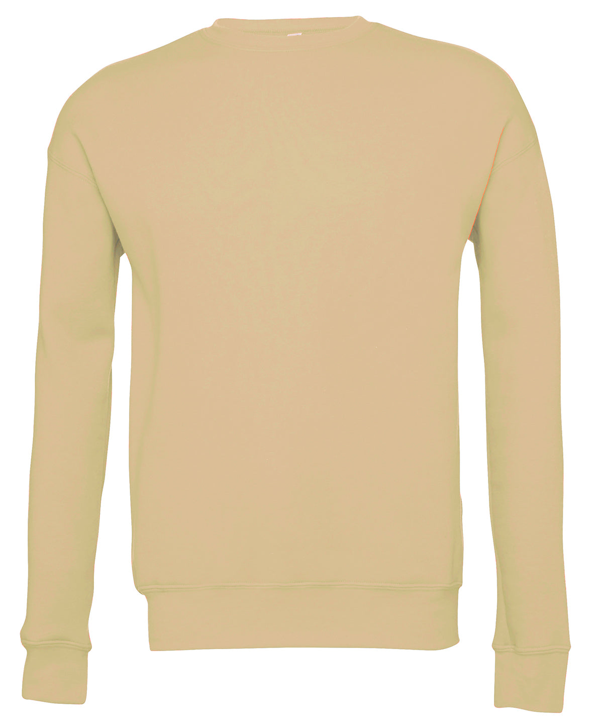 Unisex drop shoulder fleece | heather sand dune