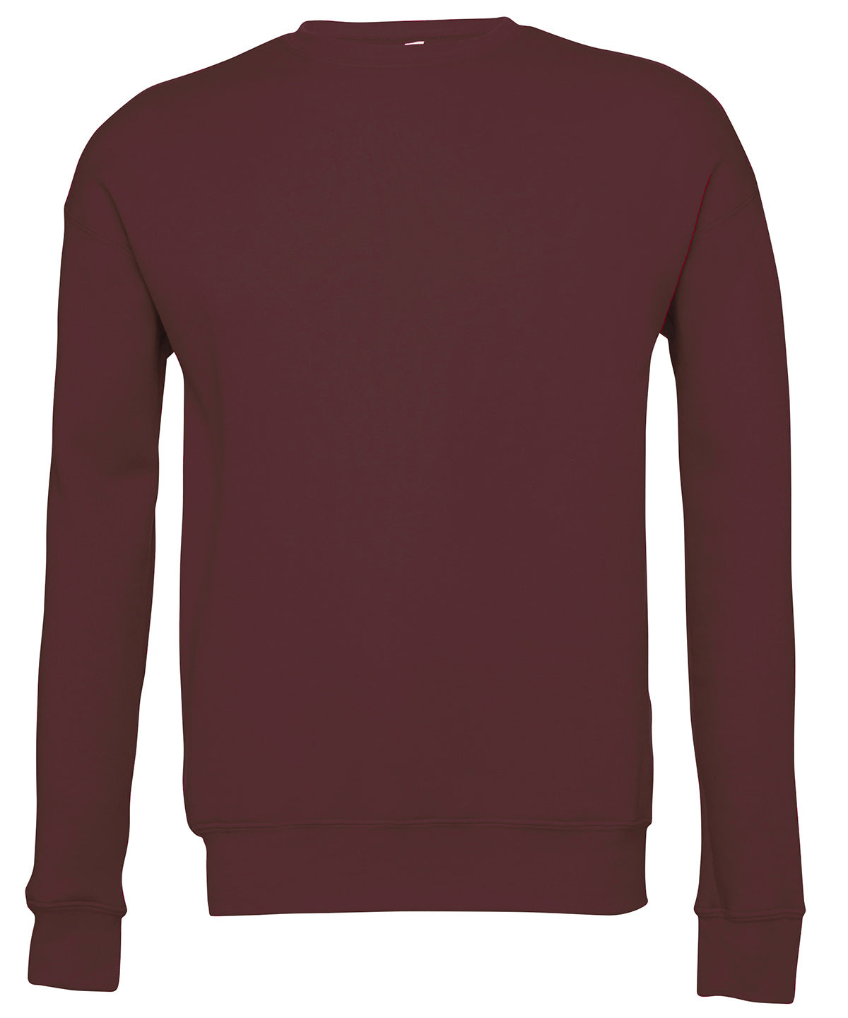 Unisex drop shoulder fleece | maroon