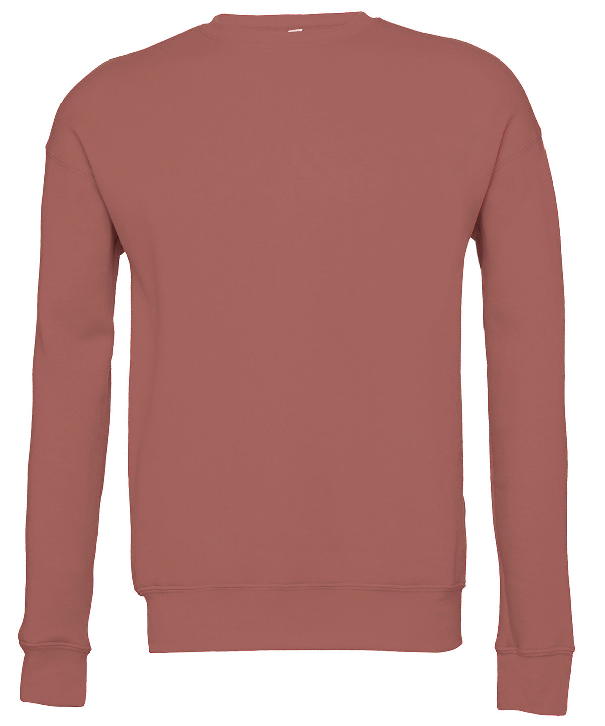 Unisex drop shoulder fleece | mauve