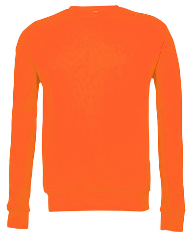 Unisex drop shoulder fleece | orange