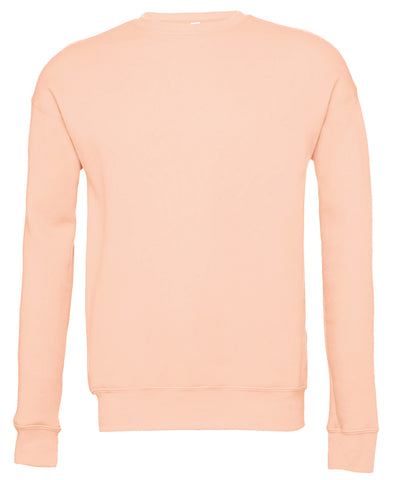 Unisex drop shoulder fleece | peach
