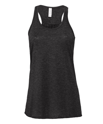 Flowy racerback tank top | dark grey heather