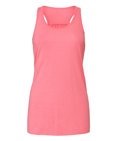 Flowy racerback tank top | neon pink