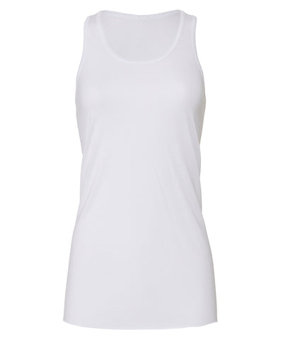 Flowy racerback tank top | white