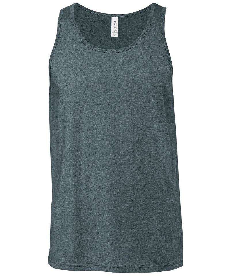 Unisex Jersey tank top | heather slate