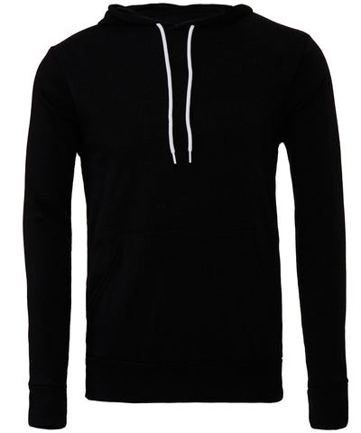 Unisex polycotton fleece pullover hoodie | black