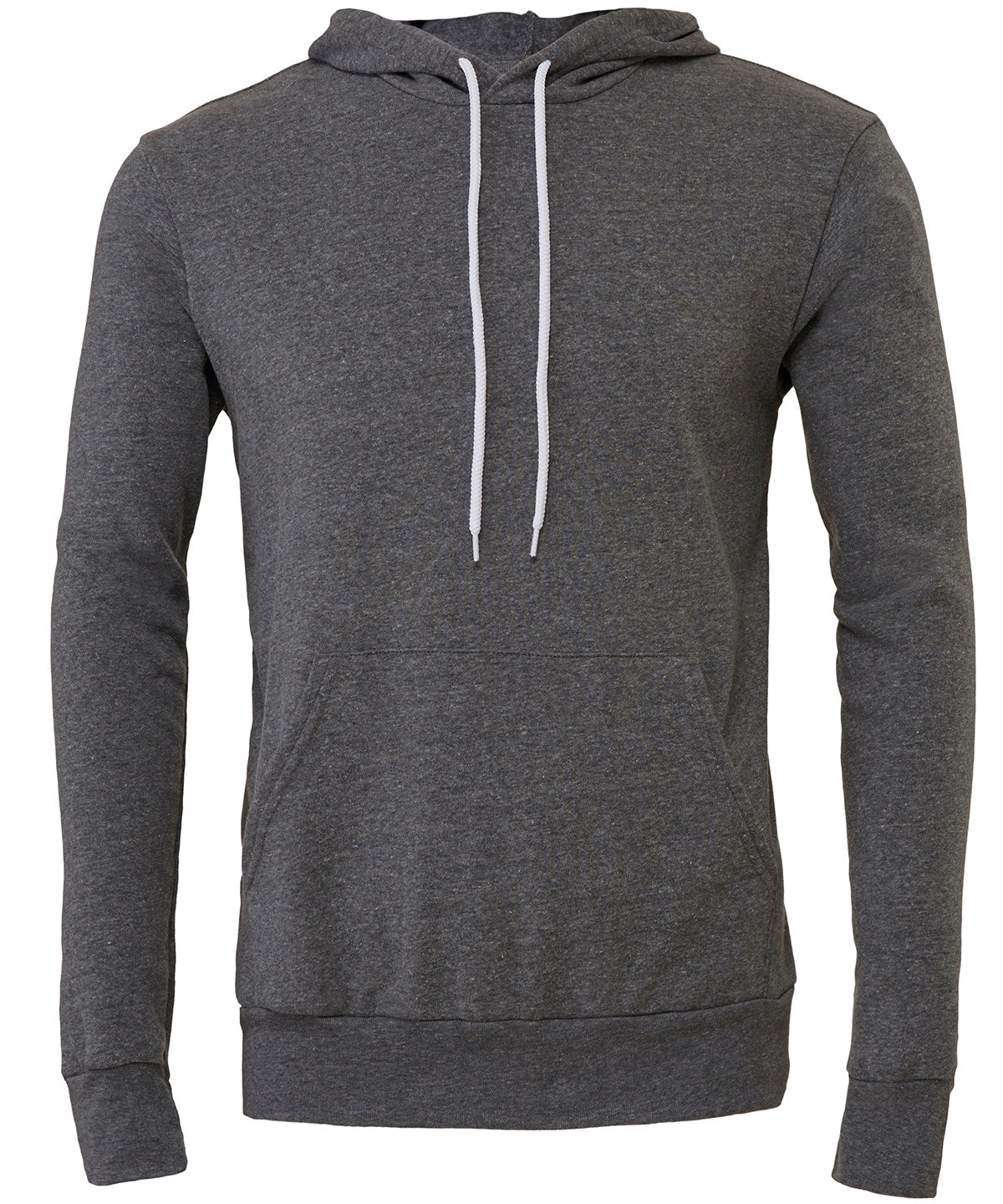 Unisex polycotton fleece pullover hoodie | deep heather