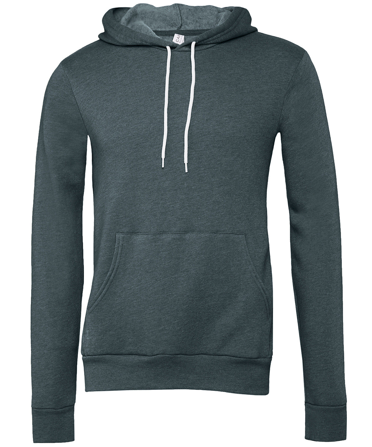 Unisex polycotton fleece pullover hoodie | heather slate