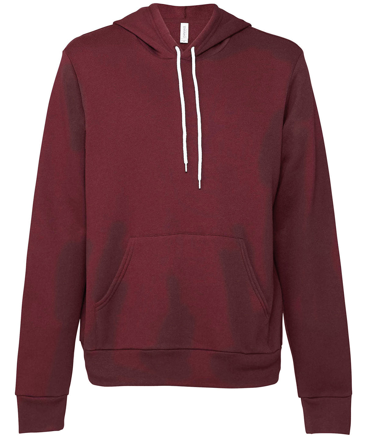 Unisex polycotton fleece pullover hoodie | maroon