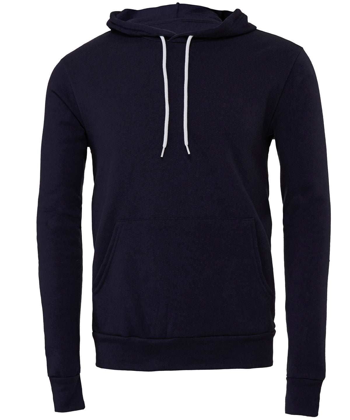 Unisex polycotton fleece pullover hoodie | navy