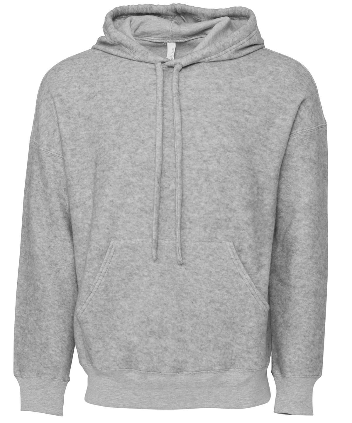 Unisex sueded fleece pullover hoodie | black heather