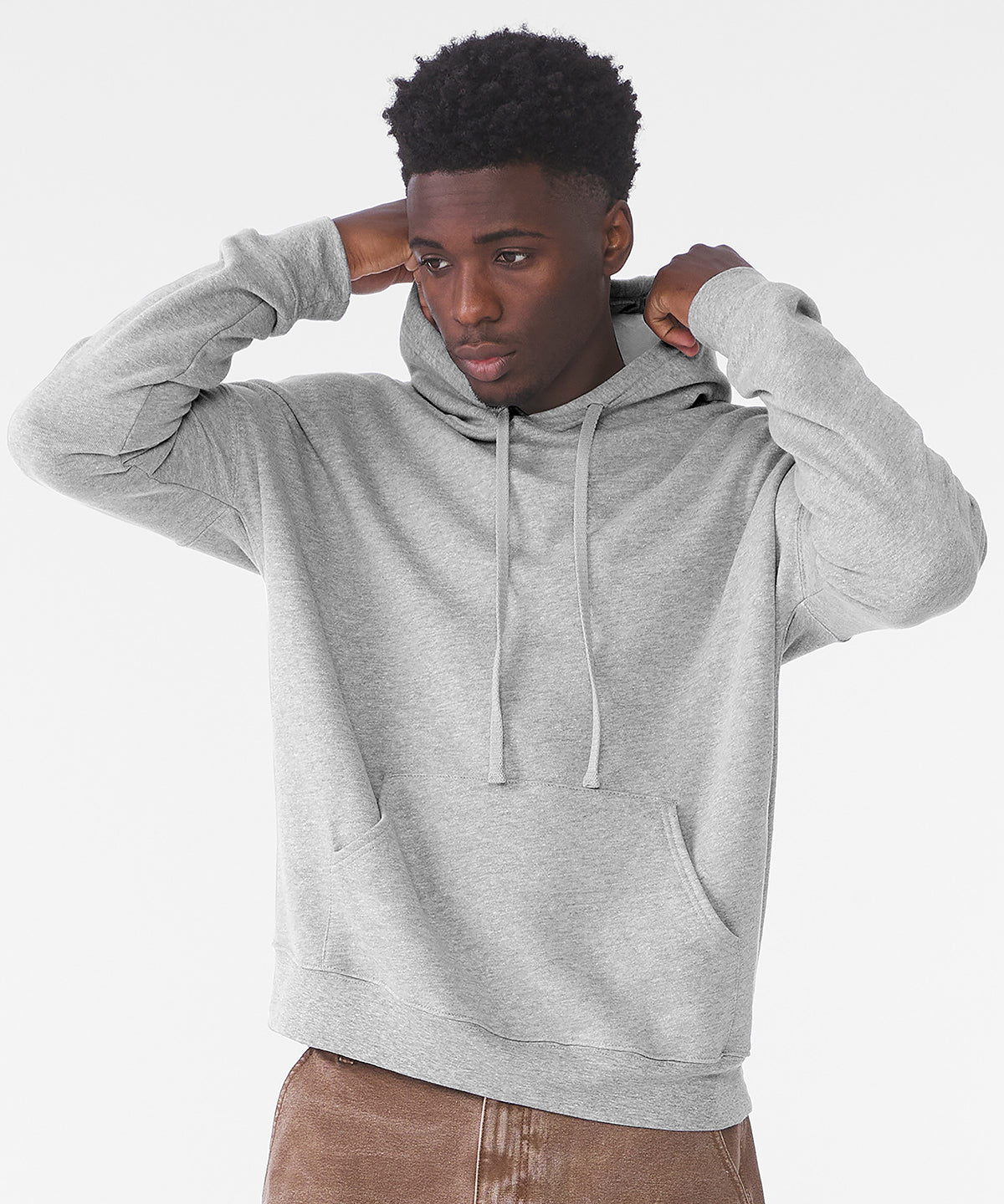 Unisex sponge fleece pullover DTM hoodie | black