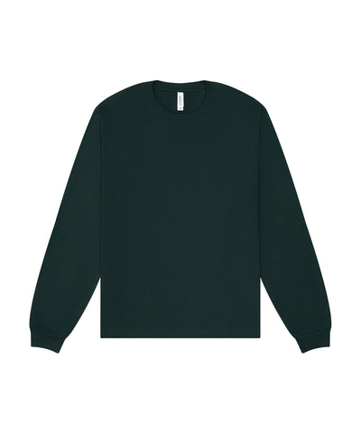 Unisex heavy boxy long sleeve tee | forest