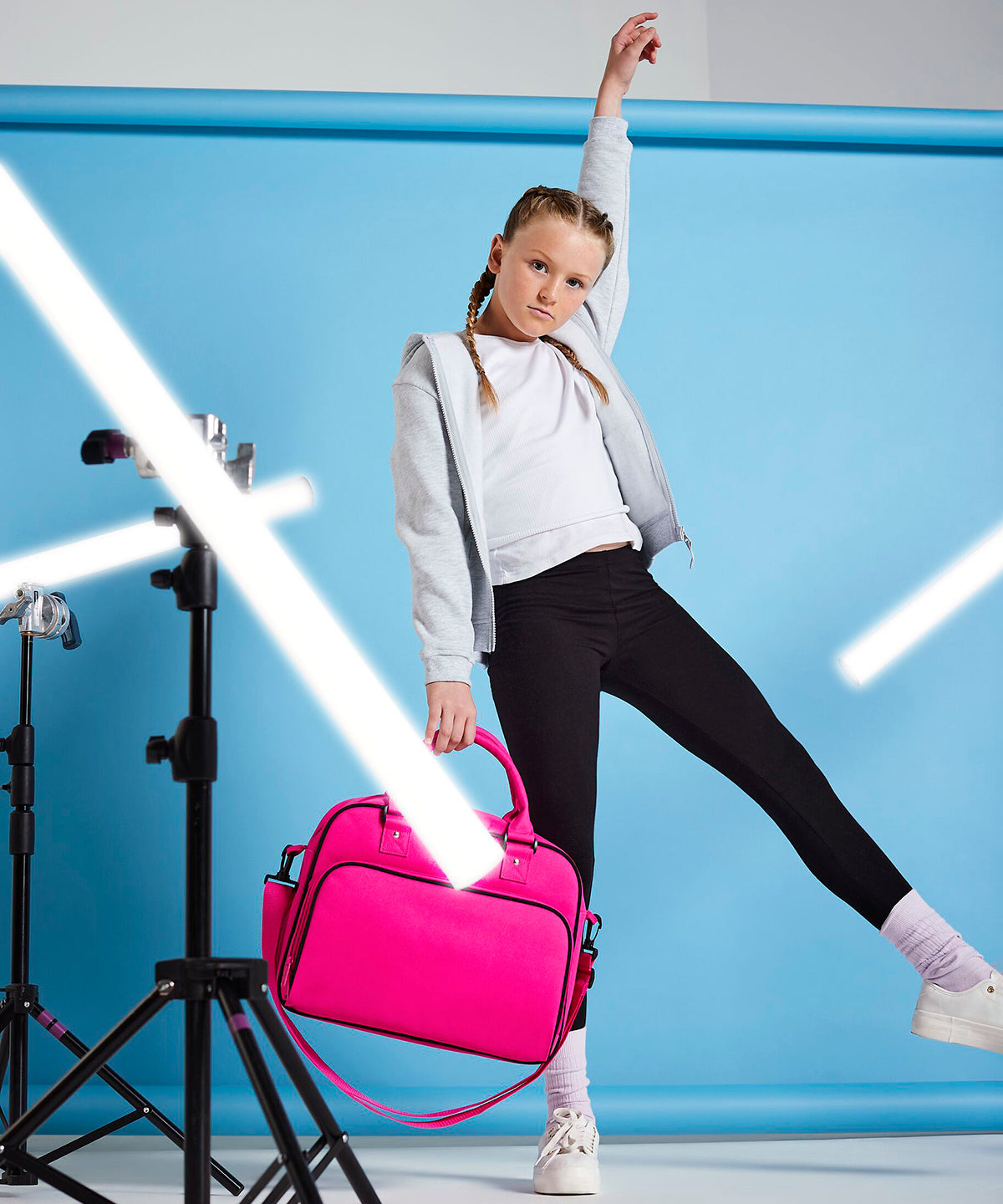 Junior dance bag | purple/light grey