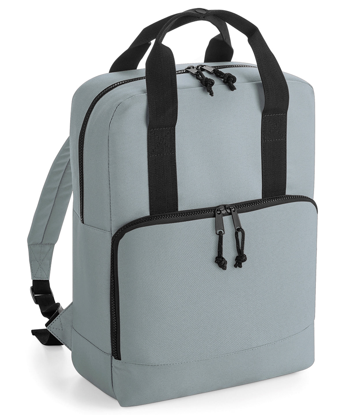 Recycled twin handle cooler backpack | pure grey