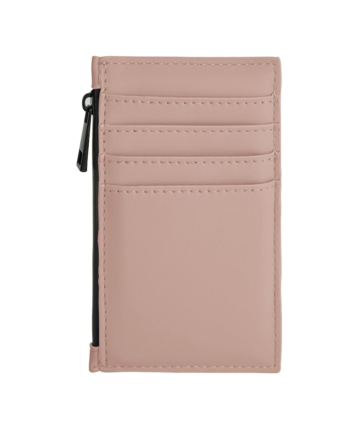 Matte PU card holder | nude pink