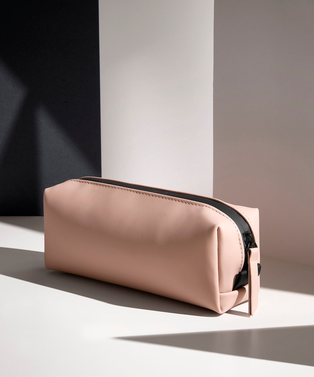 Matte PU mini accessory case | nude pink