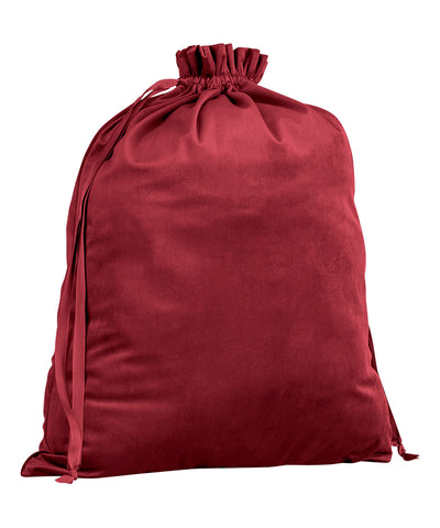 Velvet gift bag | ruby red