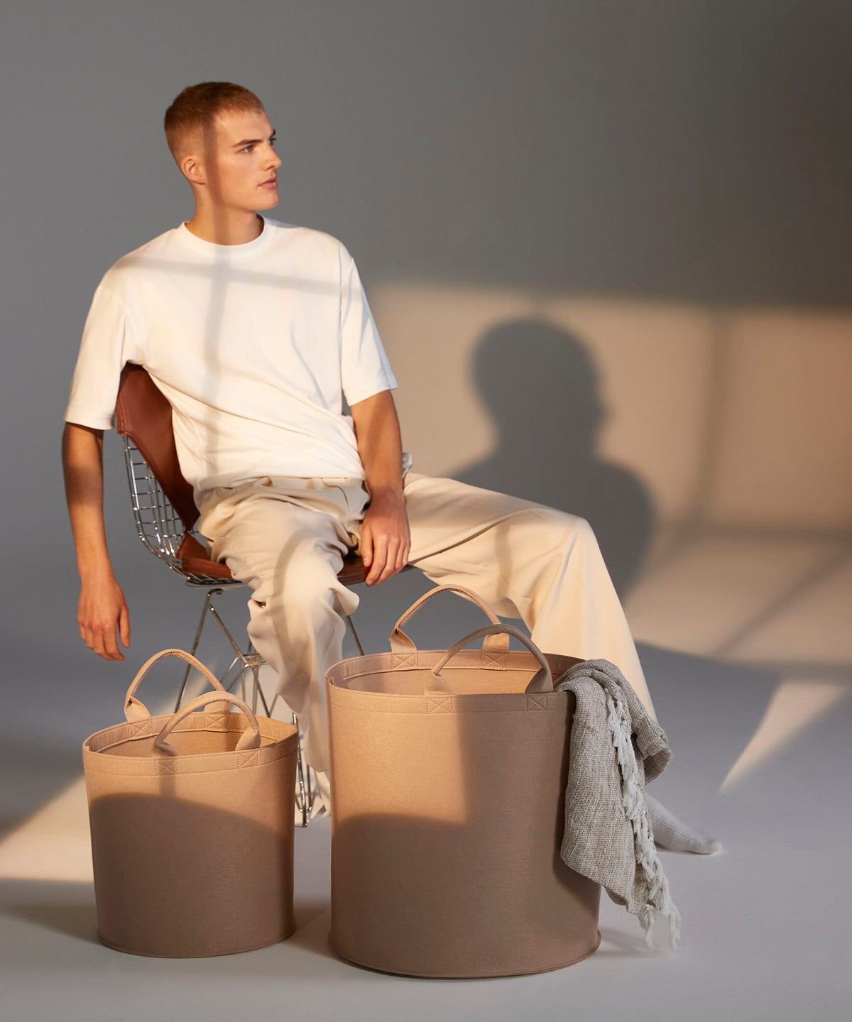 Felt trug | sand