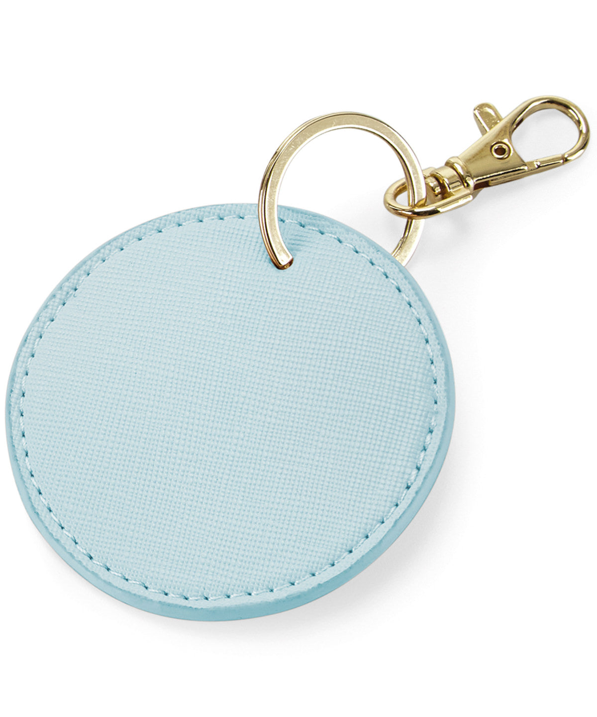 Boutique circular keyclip | soft blue