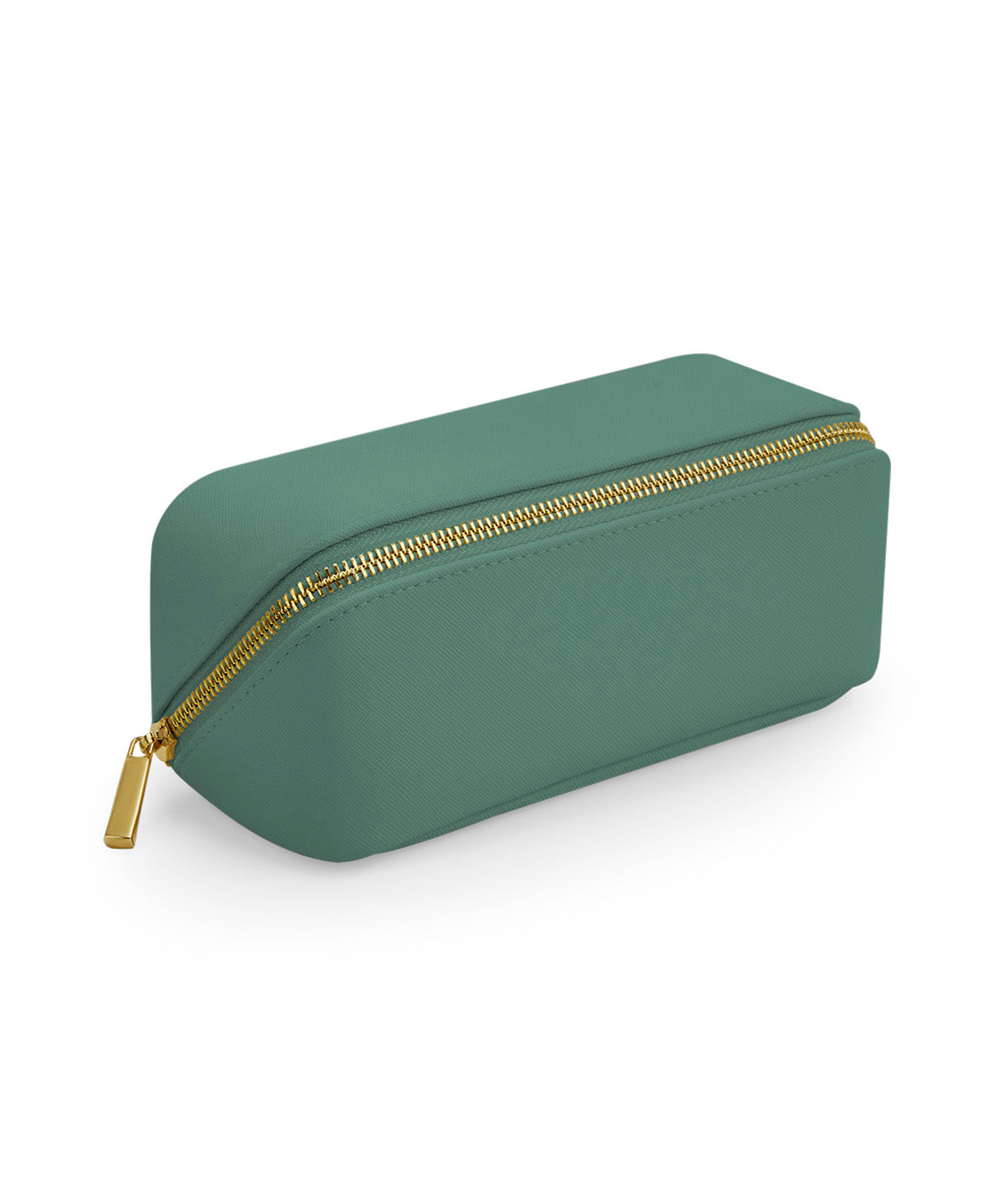 Boutique open flat mini accessory case | sage green